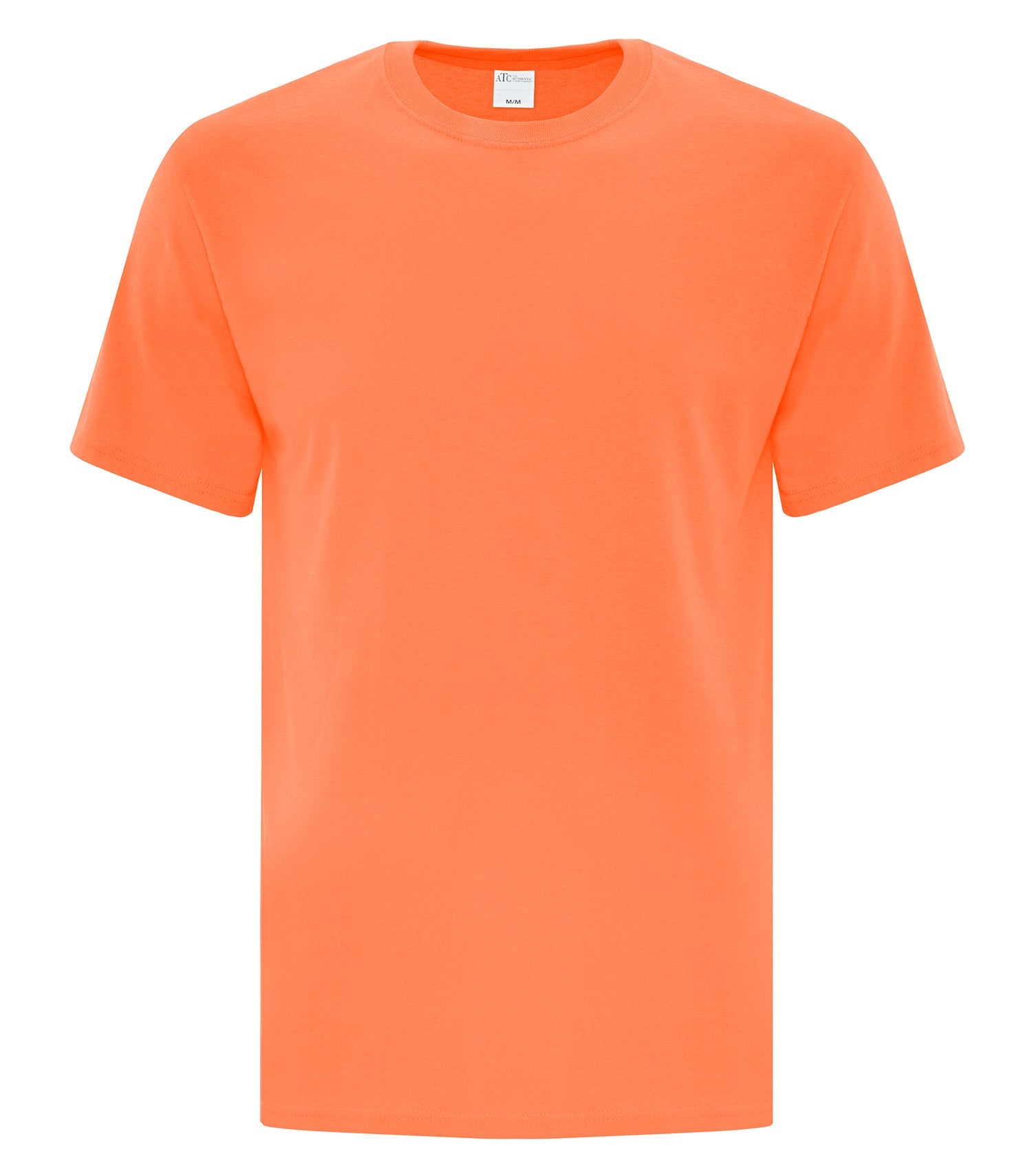 Everyday - ATC™ EVERYDAY COTTON TEE. - ATC1000 Neon Orange Heather** ATC1000 Everyday