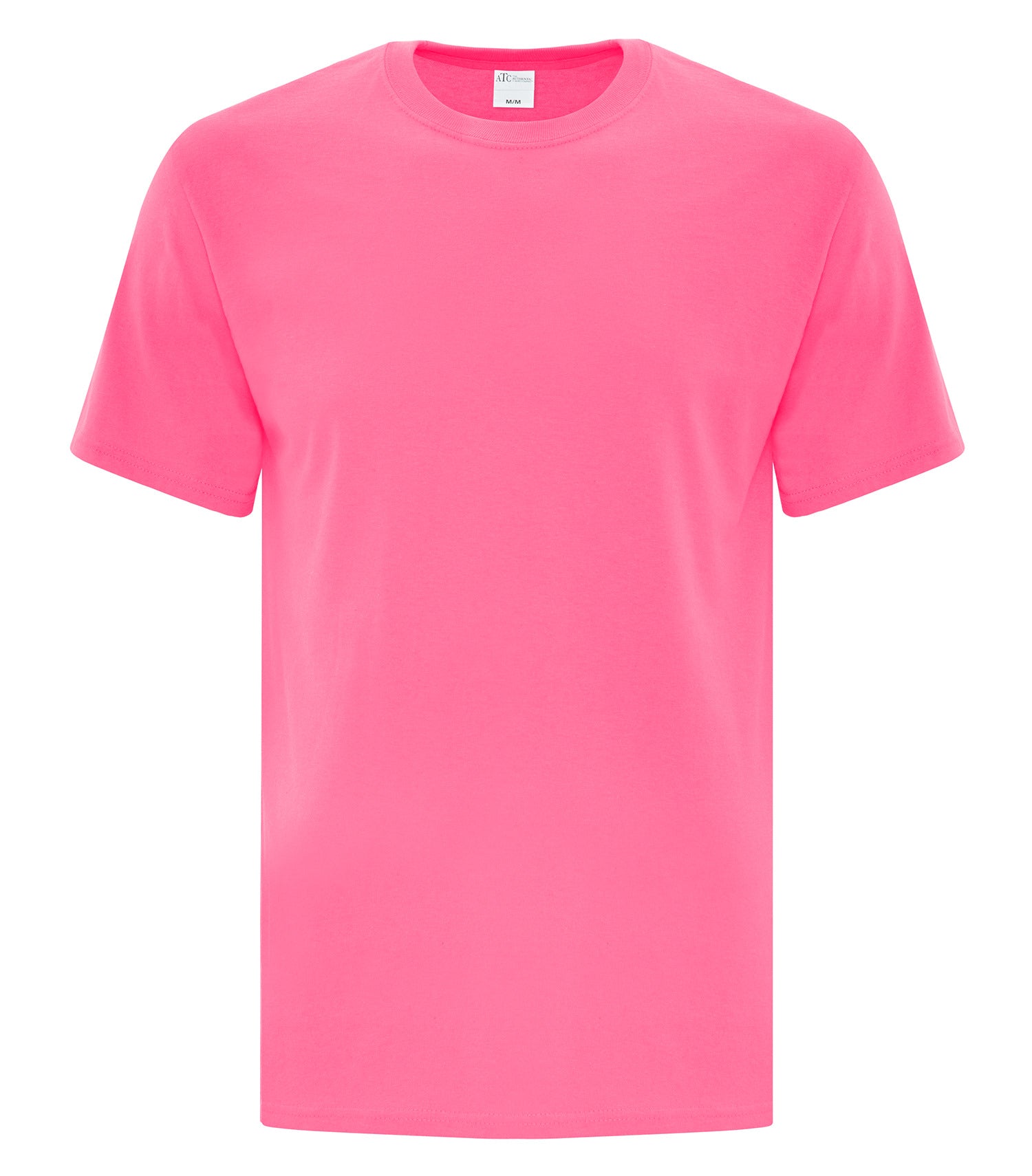 Everyday - ATC™ EVERYDAY COTTON TEE. - ATC1000 Neon Pink** ATC1000 Everyday