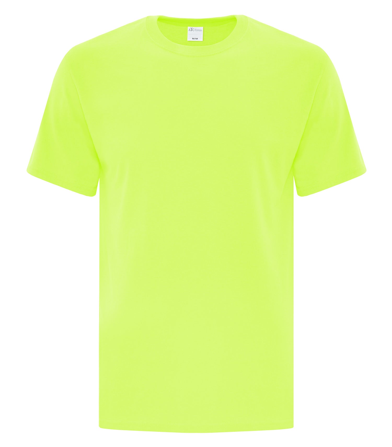 Everyday - ATC™ EVERYDAY COTTON TEE. - ATC1000 Neon Yellow** ATC1000 Everyday