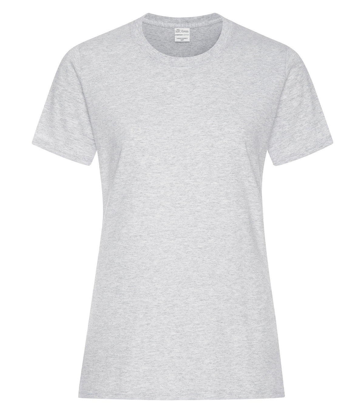 ATC Everyday Collection ATC1000L, Everyday Cotton Ladies' Tee, Ash Grey*