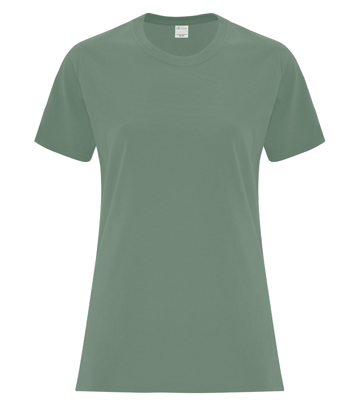 ATC Everyday Collection ATC1000L, Everyday Cotton Ladies' Tee, Laurel Green