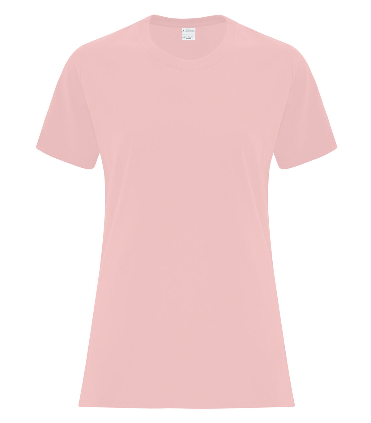 ATC Everyday Collection ATC1000L, Everyday Cotton Ladies' Tee, Pale Blush