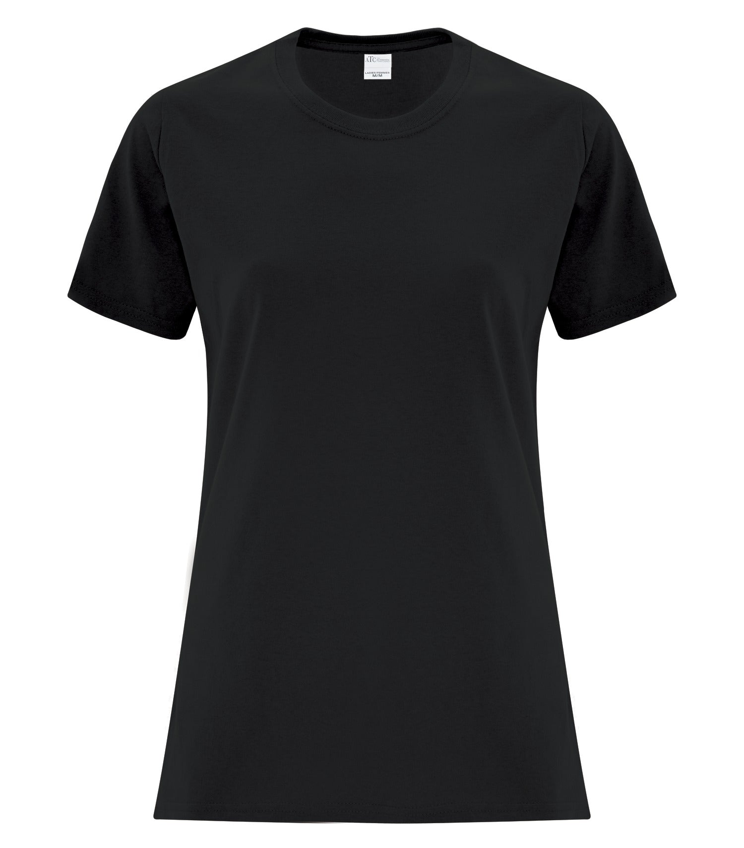 Everyday - ATC™ EVERYDAY COTTON LADIES' TEE. - ATC1000L Black ATC1000L Everyday