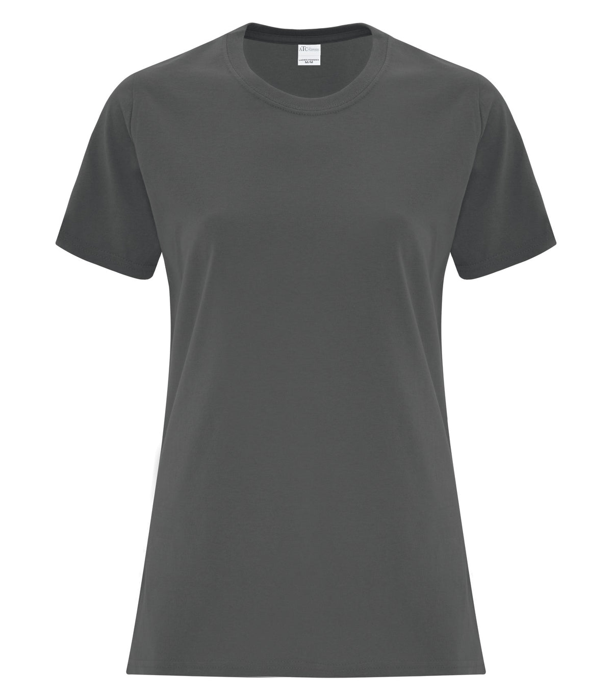 ATC Everyday Collection ATC1000L, Everyday Cotton Ladies' Tee, Charcoal