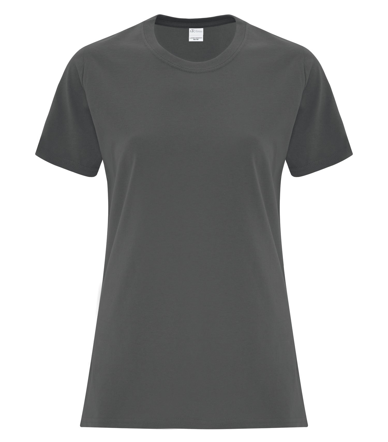 Everyday - ATC™ EVERYDAY COTTON LADIES' TEE. - ATC1000L Charcoal ATC1000L Everyday