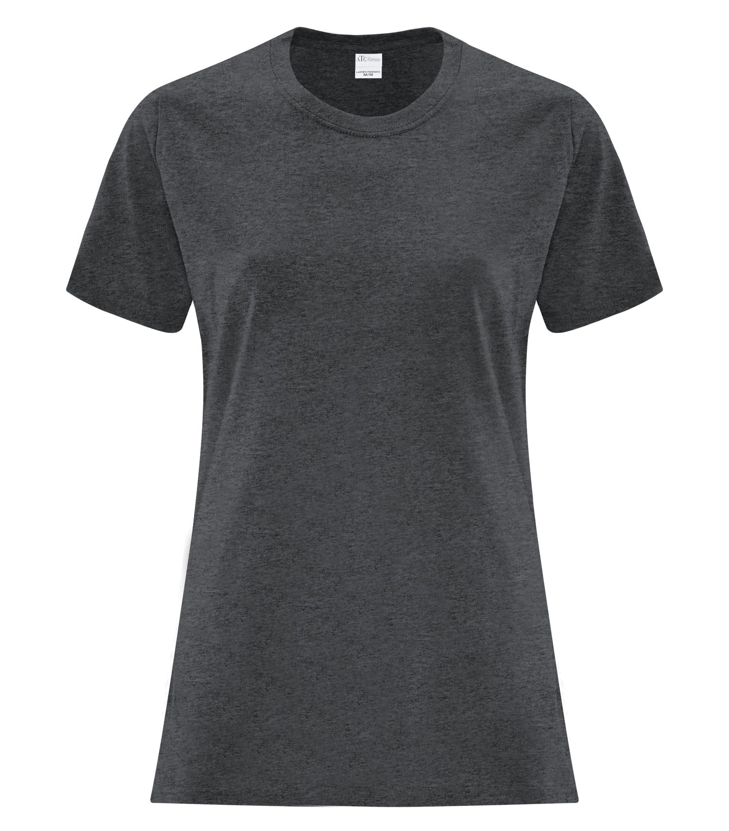 Everyday - ATC™ EVERYDAY COTTON LADIES' TEE. - ATC1000L Dark Heather Grey** ATC1000L Everyday