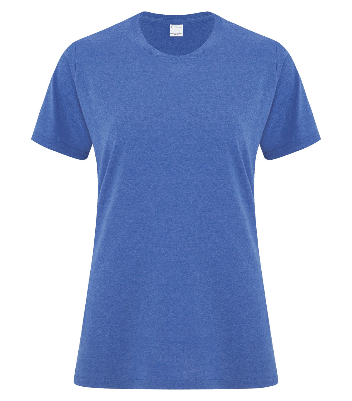 ATC Everyday Collection ATC1000L, Everyday Cotton Ladies' Tee, Heather Royal
