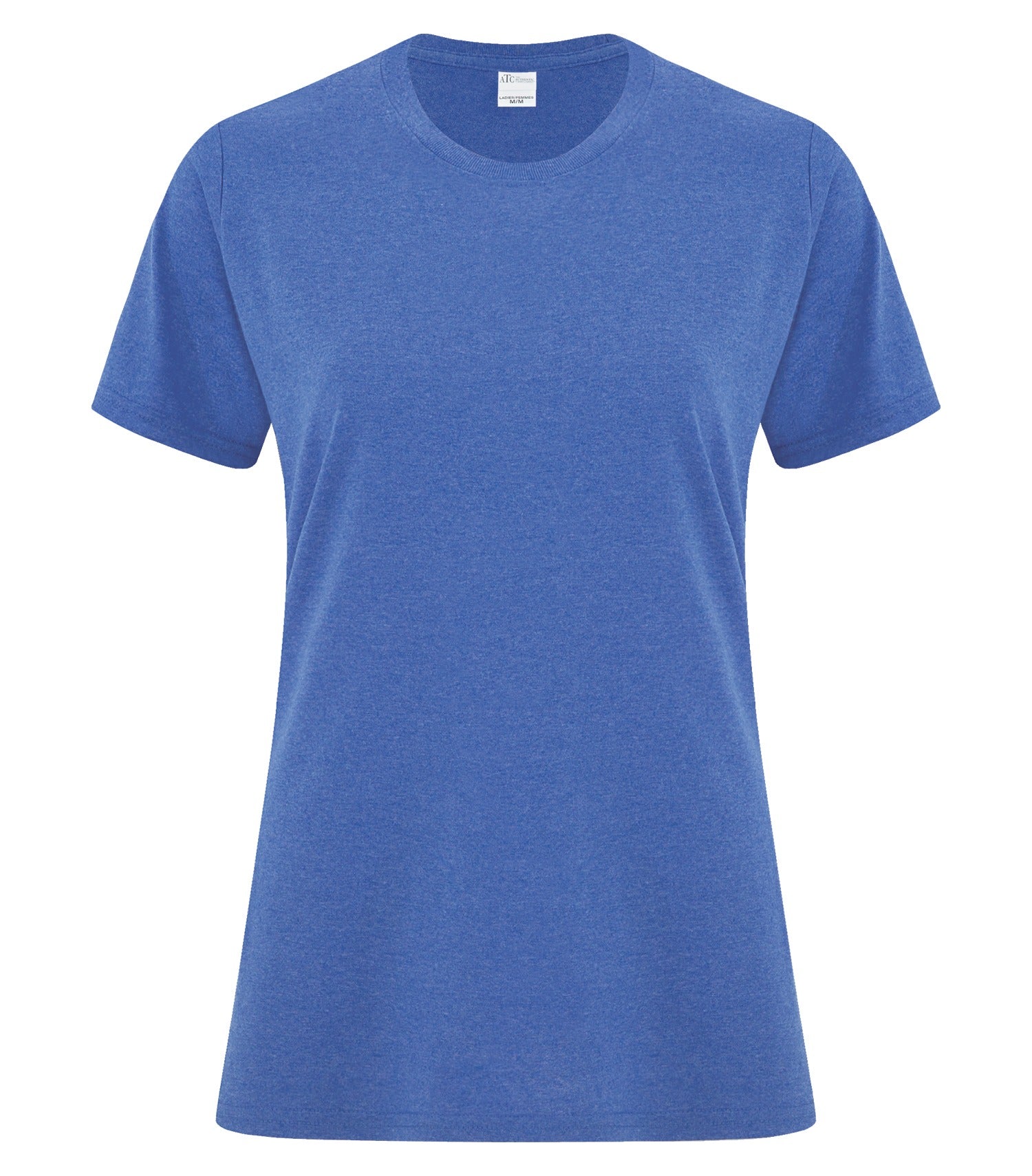 Everyday - ATC™ EVERYDAY COTTON LADIES' TEE. - ATC1000L Heather Royal** ATC1000L Everyday