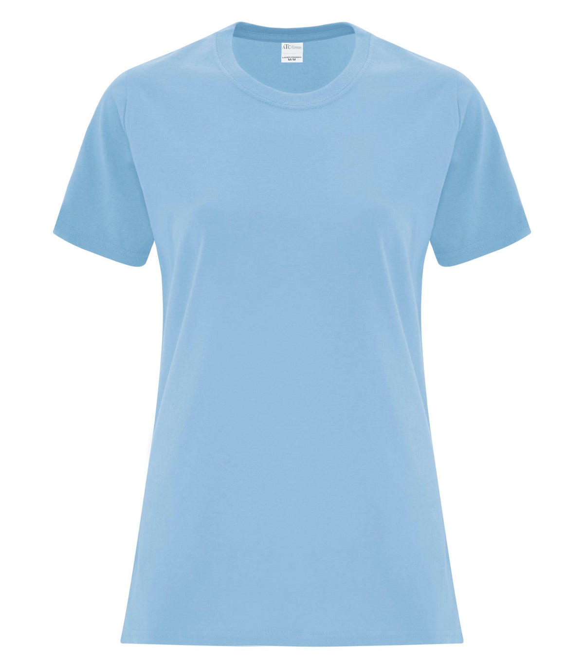 ATC Everyday Collection ATC1000L, Everyday Cotton Ladies' Tee, Light Blue