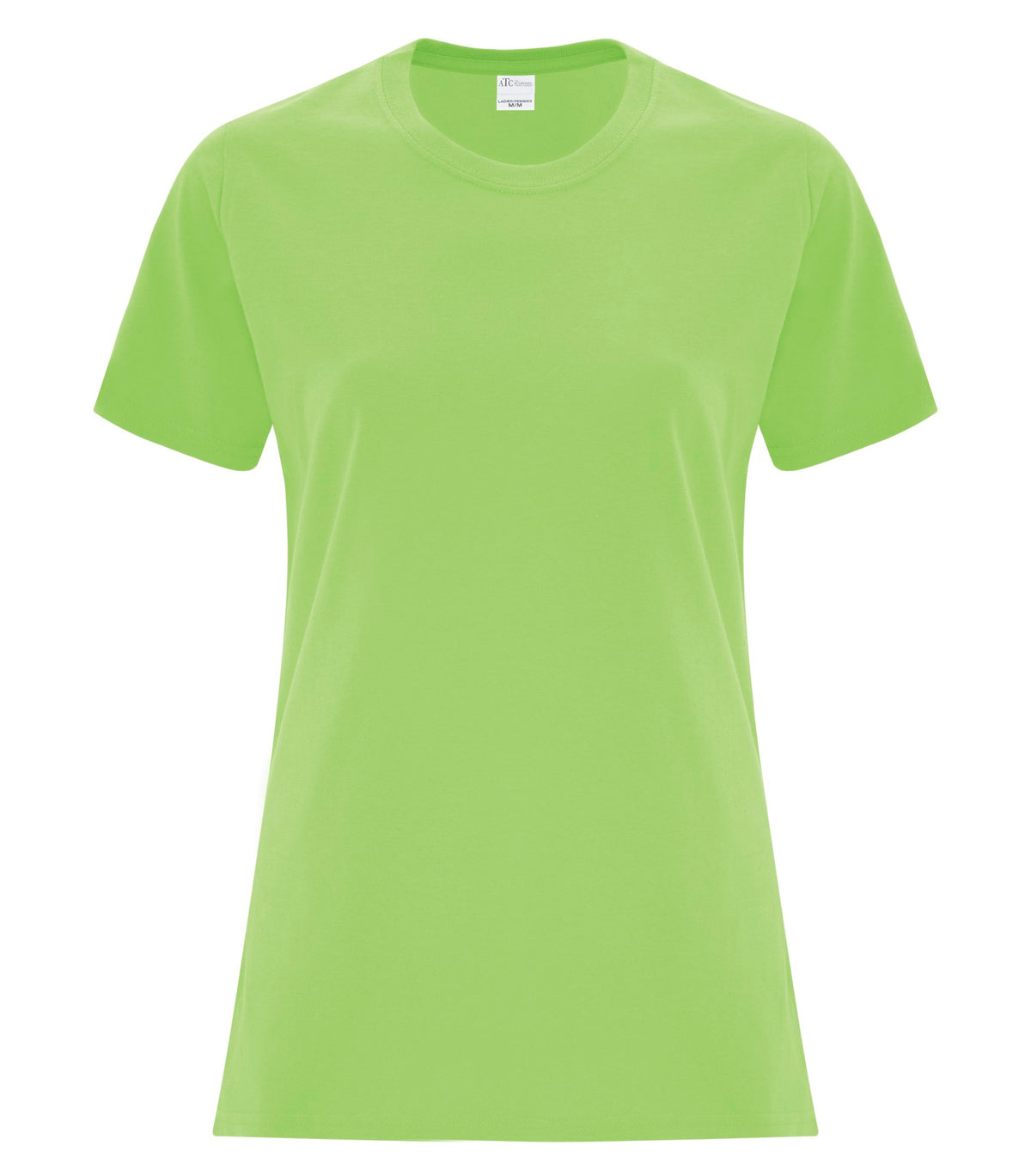 ATC Everyday Collection ATC1000L, Everyday Cotton Ladies' Tee, Lime