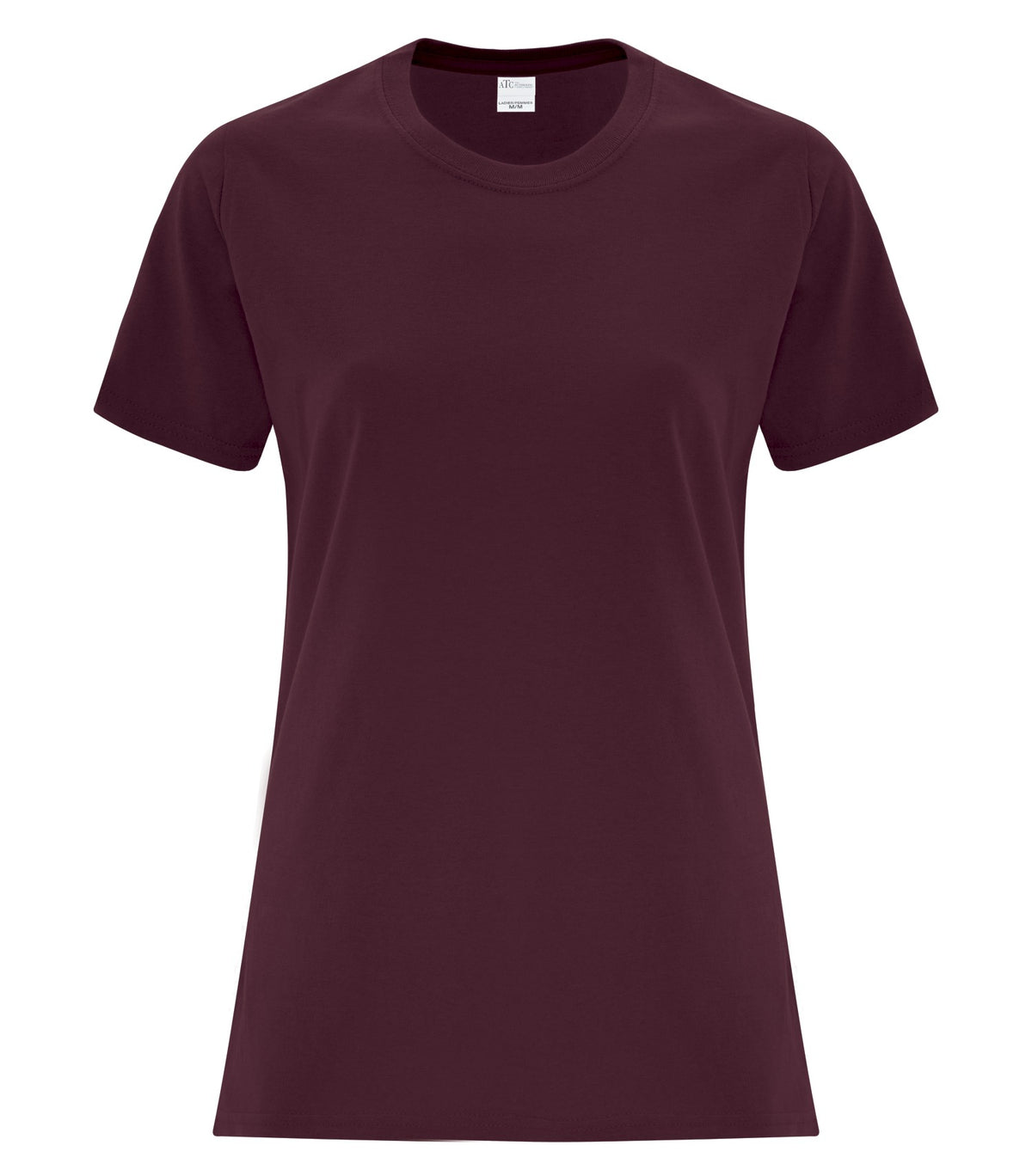 ATC Everyday Collection ATC1000L, Everyday Cotton Ladies' Tee, Maroon
