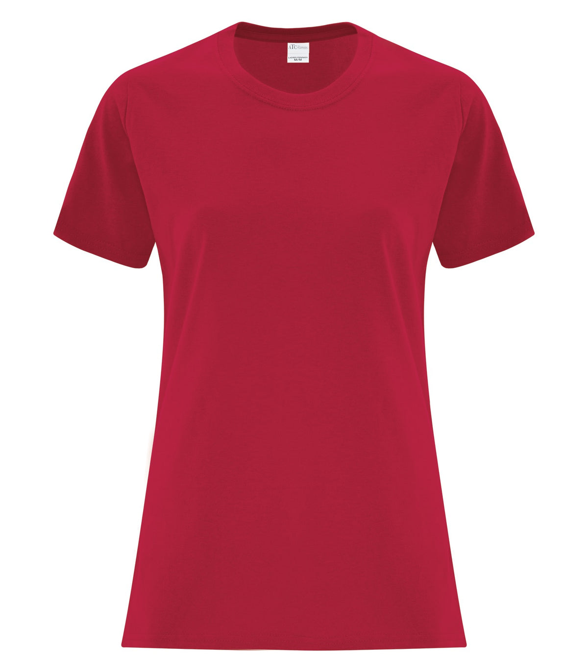 ATC Everyday Collection ATC1000L, Everyday Cotton Ladies' Tee, Red