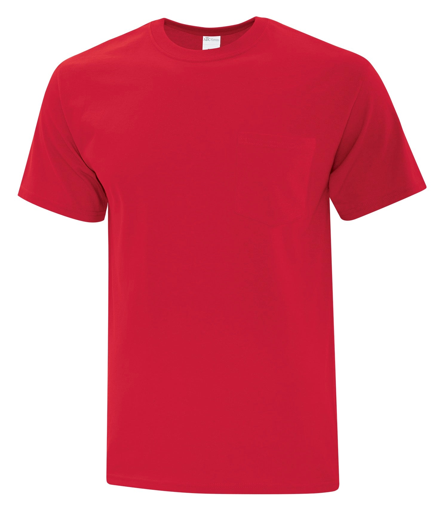 Everyday - ATC™ EVERYDAY COTTON POCKET TEE. - BATC1000P Red BATC1000P Everyday