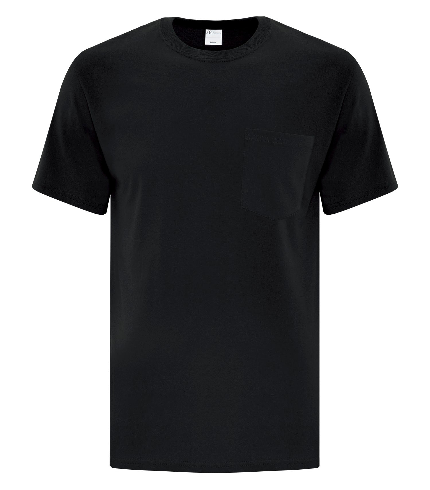 Everyday - ATC™ EVERYDAY COTTON POCKET TEE. - ATC1000P Black ATC1000P Everyday