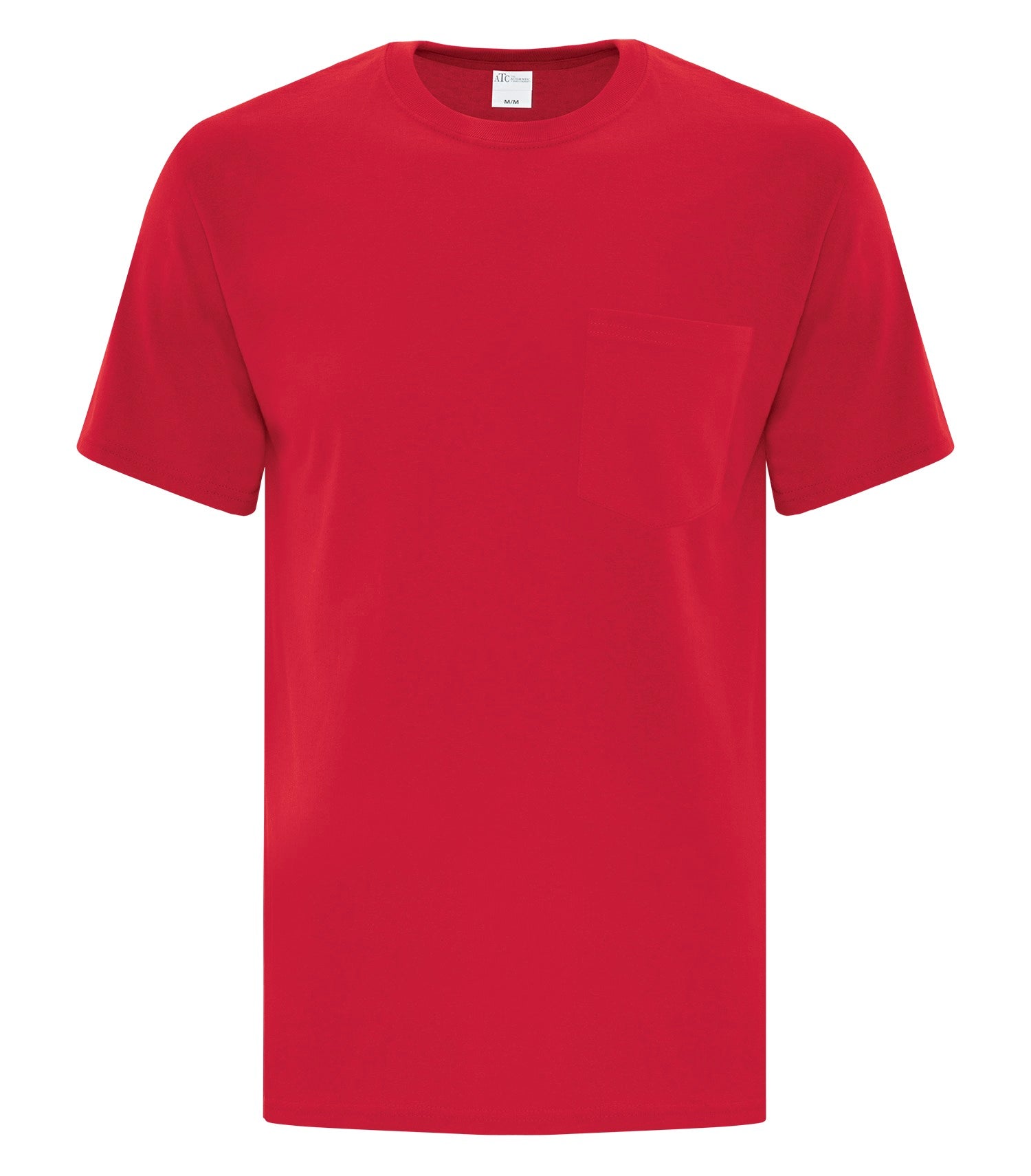 Everyday - ATC™ EVERYDAY COTTON POCKET TEE. - ATC1000P Red ATC1000P Everyday