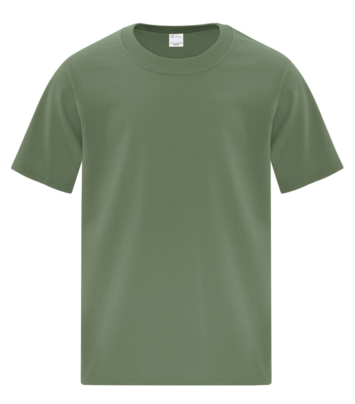 Everyday - ATC™ EVERYDAY COTTON YOUTH TEE. - ATC1000Y Fatigue Green ATC1000Y Everyday