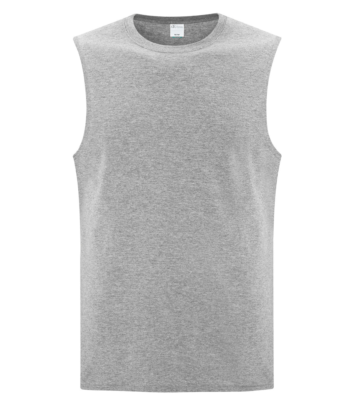 ATC Everyday Collection ATC1002, Everyday Cotton Sleeveless Tee, Athletic Heather*