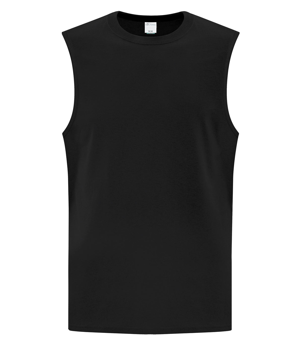 ATC Everyday Collection ATC1002, Everyday Cotton Sleeveless Tee, Black