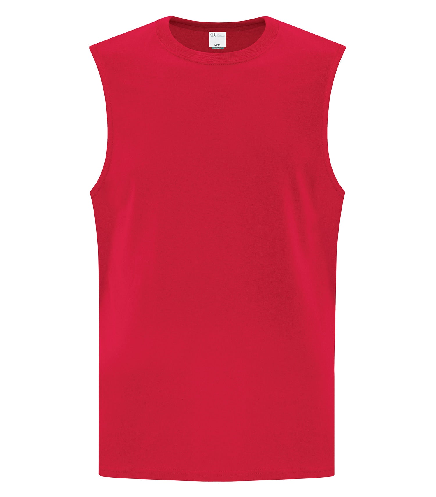 Everyday - ATC™ EVERYDAY COTTON SLEEVELESS TEE. - ATC1002 Red ATC1002 Everyday