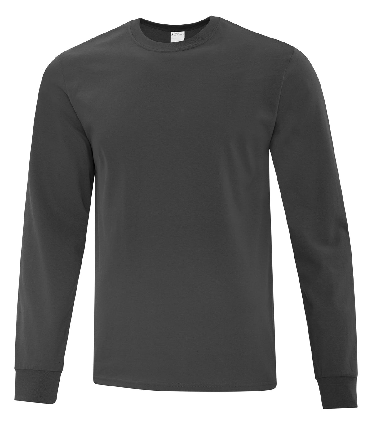ATC Everyday Collection ATC1015, Everyday Cotton Long Sleeve Tee, Team Charcoal