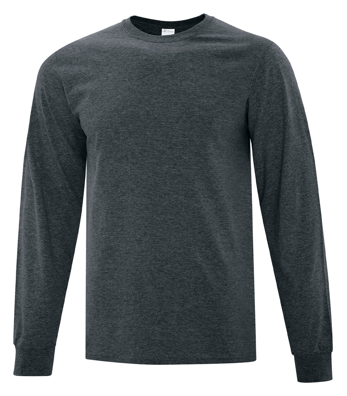 ATC Everyday Collection ATC1015, Everyday Cotton Long Sleeve Tee, Team Dark Heather