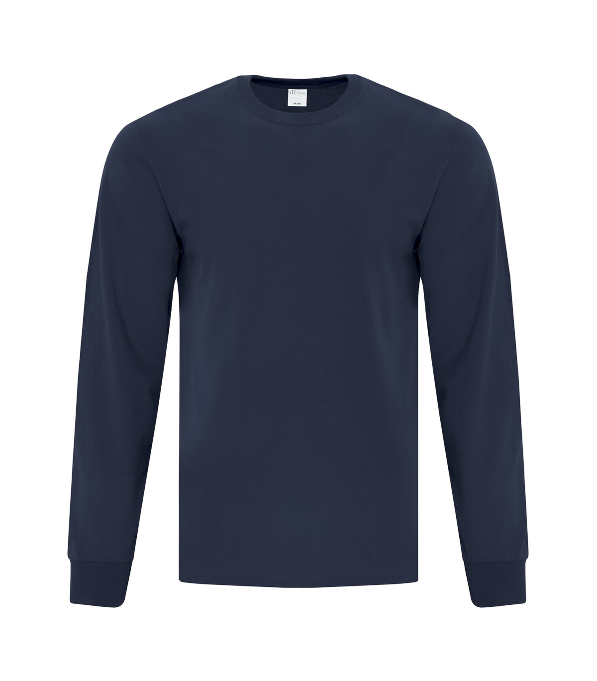 ATC Everyday Collection ATC1015, Everyday Cotton Long Sleeve Tee, Navy