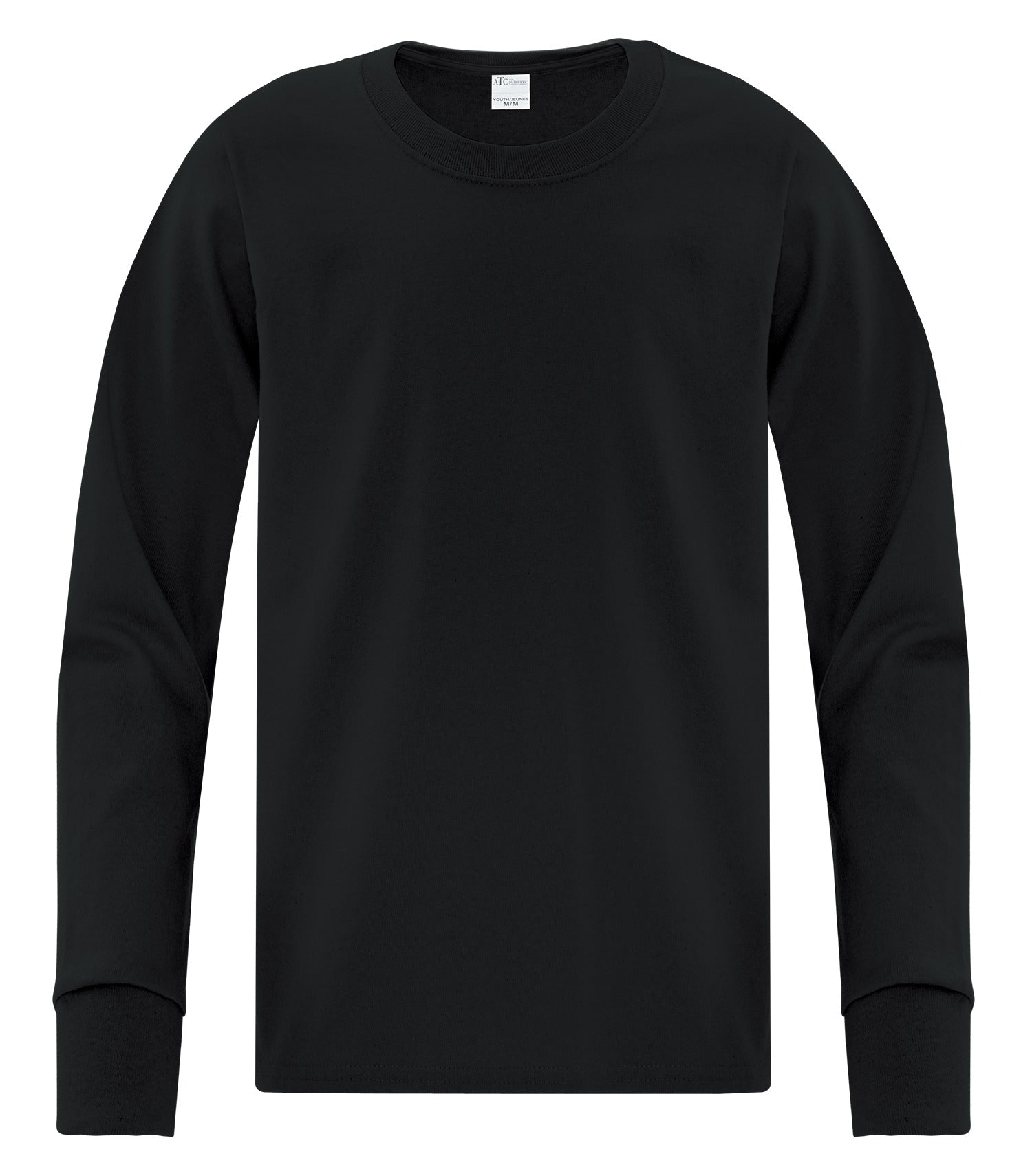 Everyday - ATC™ EVERYDAY COTTON LONG SLEEVE YOUTH TEE. - ATC1015Y Black ATC1015Y Everyday