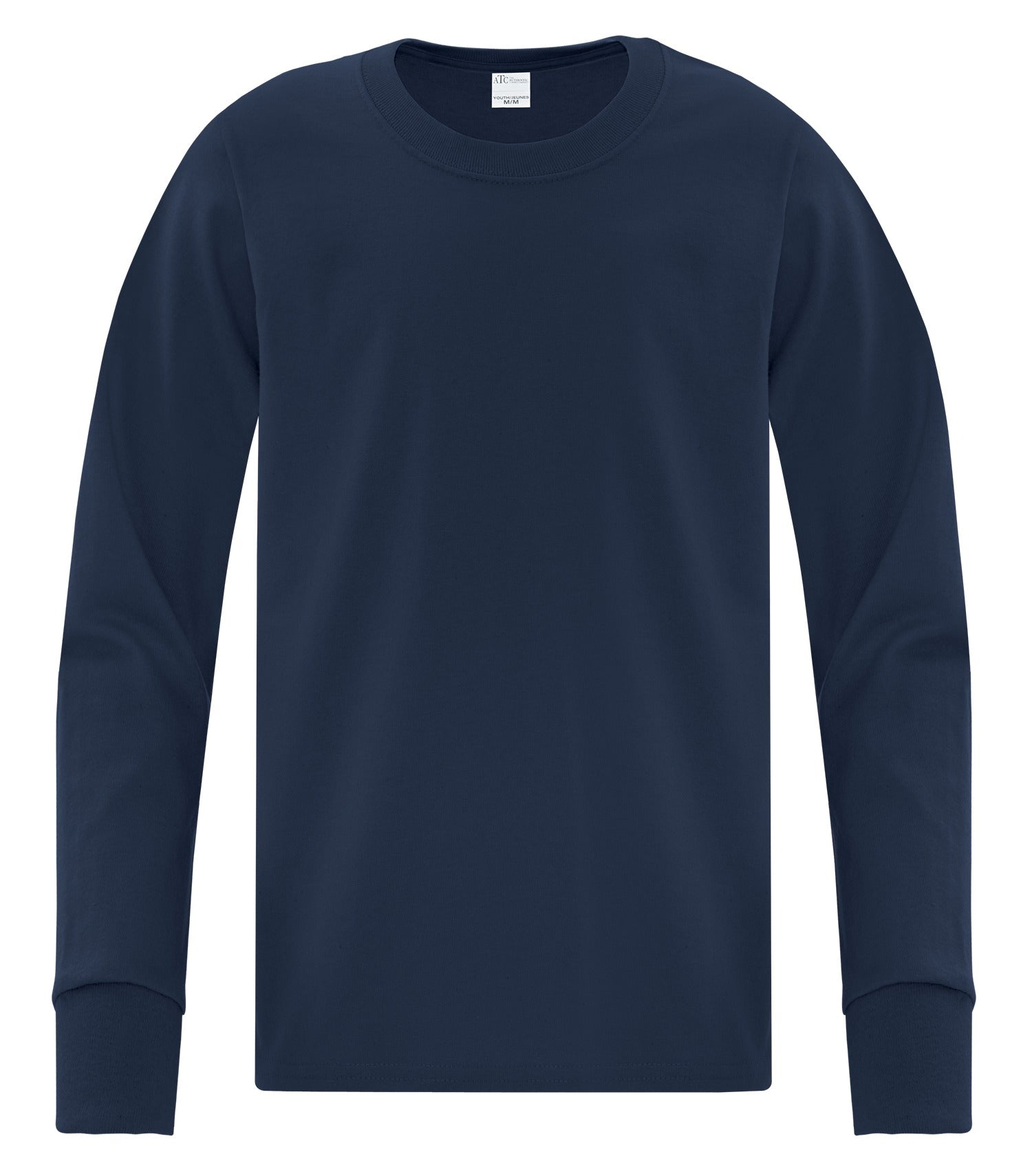 Everyday - ATC™ EVERYDAY COTTON LONG SLEEVE YOUTH TEE. - ATC1015Y Navy ATC1015Y Everyday