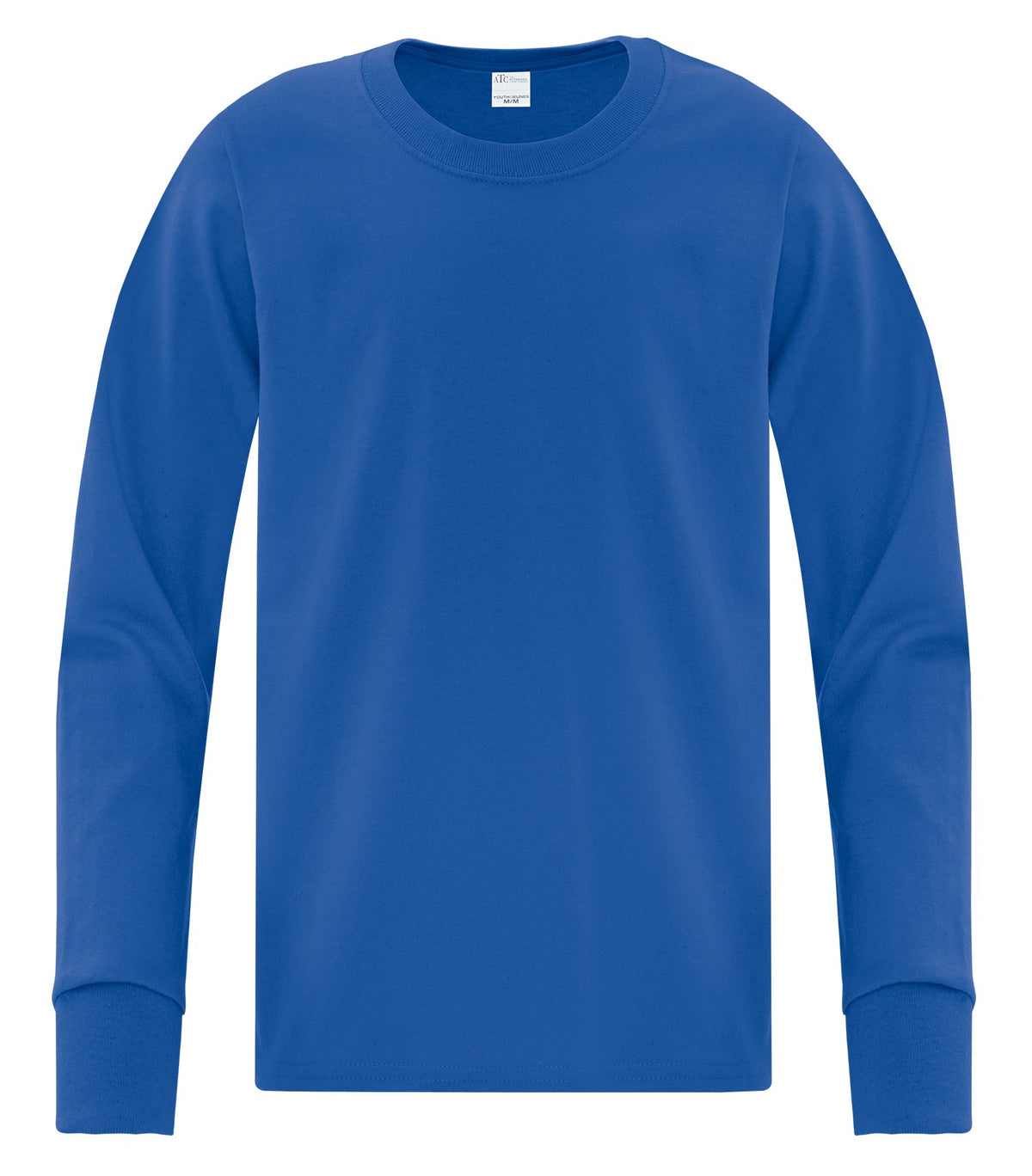 ATC Everyday Collection ATC1015Y, Everyday Cotton Long Sleeve Youth Tee, Royal