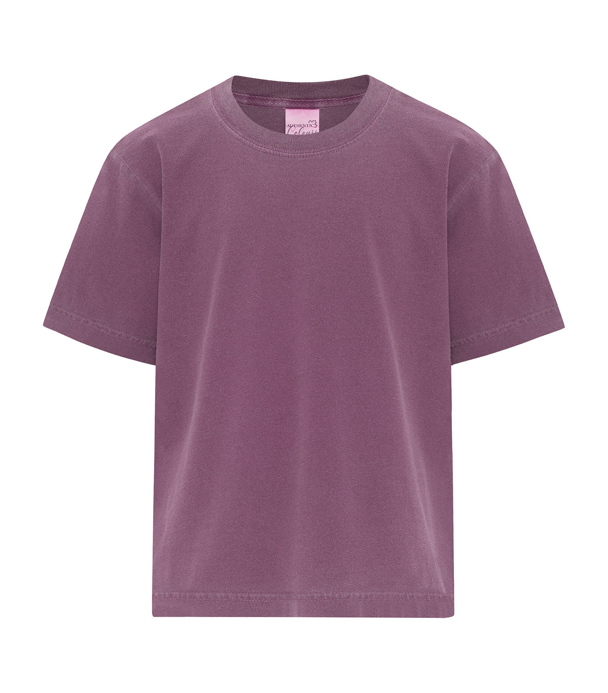 ATC Authentic Colours ATC1700Y, Authentic Colours Garment-dyed Heavyweight Youth Tee, Berry
