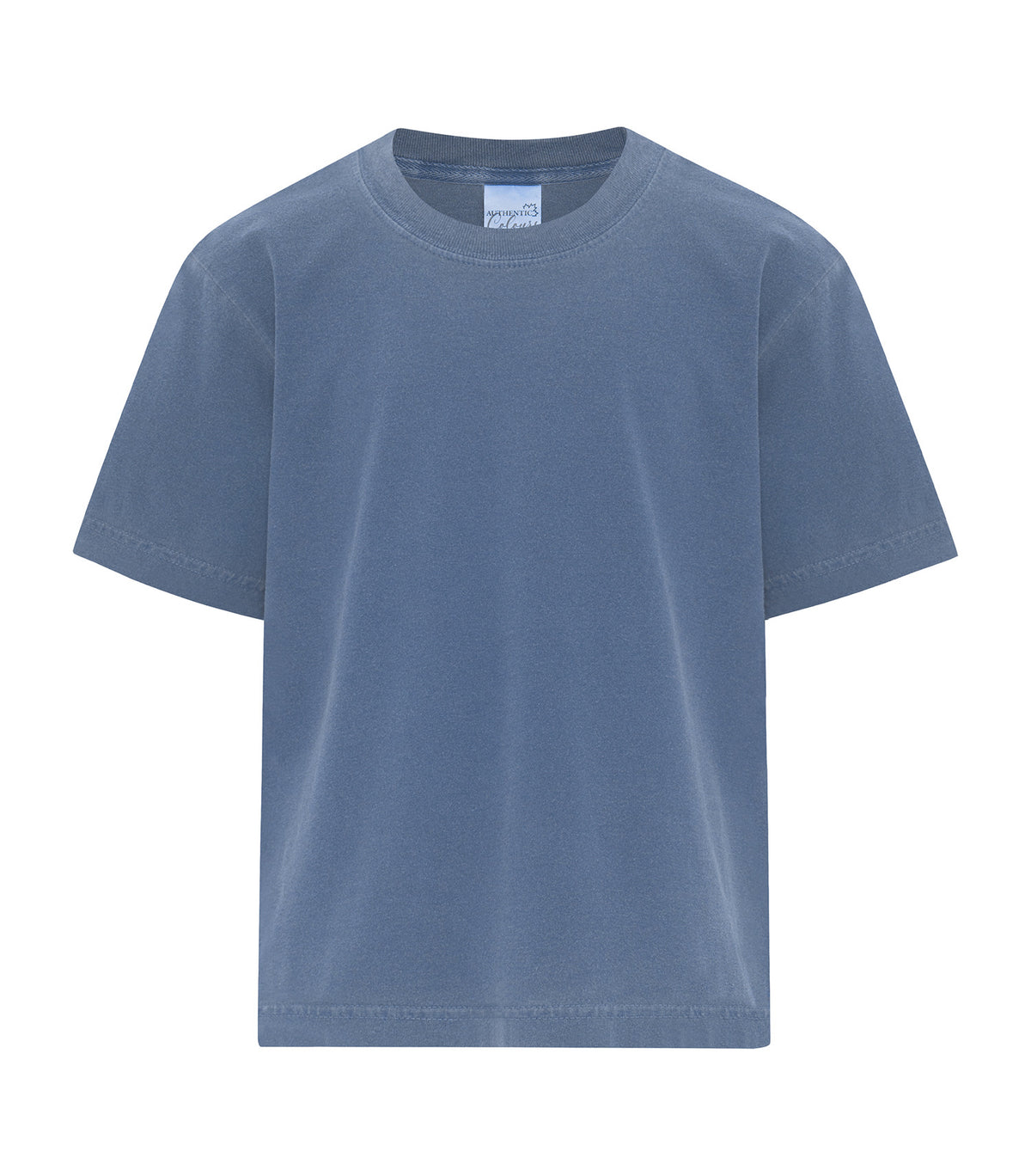 ATC Authentic Colours ATC1700Y, Authentic Colours Garment-dyed Heavyweight Youth Tee, Blue Jean