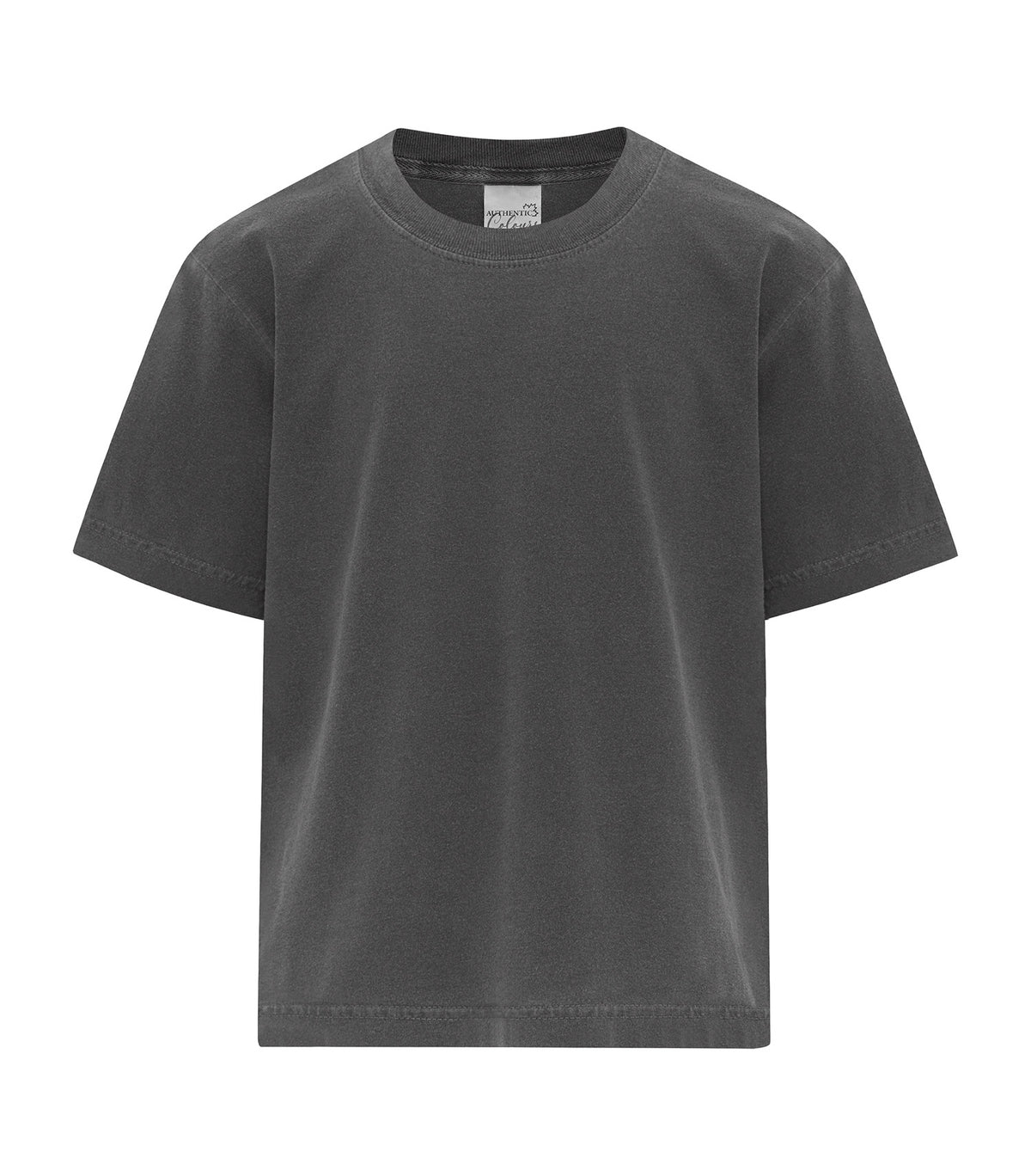 ATC Authentic Colours ATC1700Y, Authentic Colours Garment-dyed Heavyweight Youth Tee, Pepper