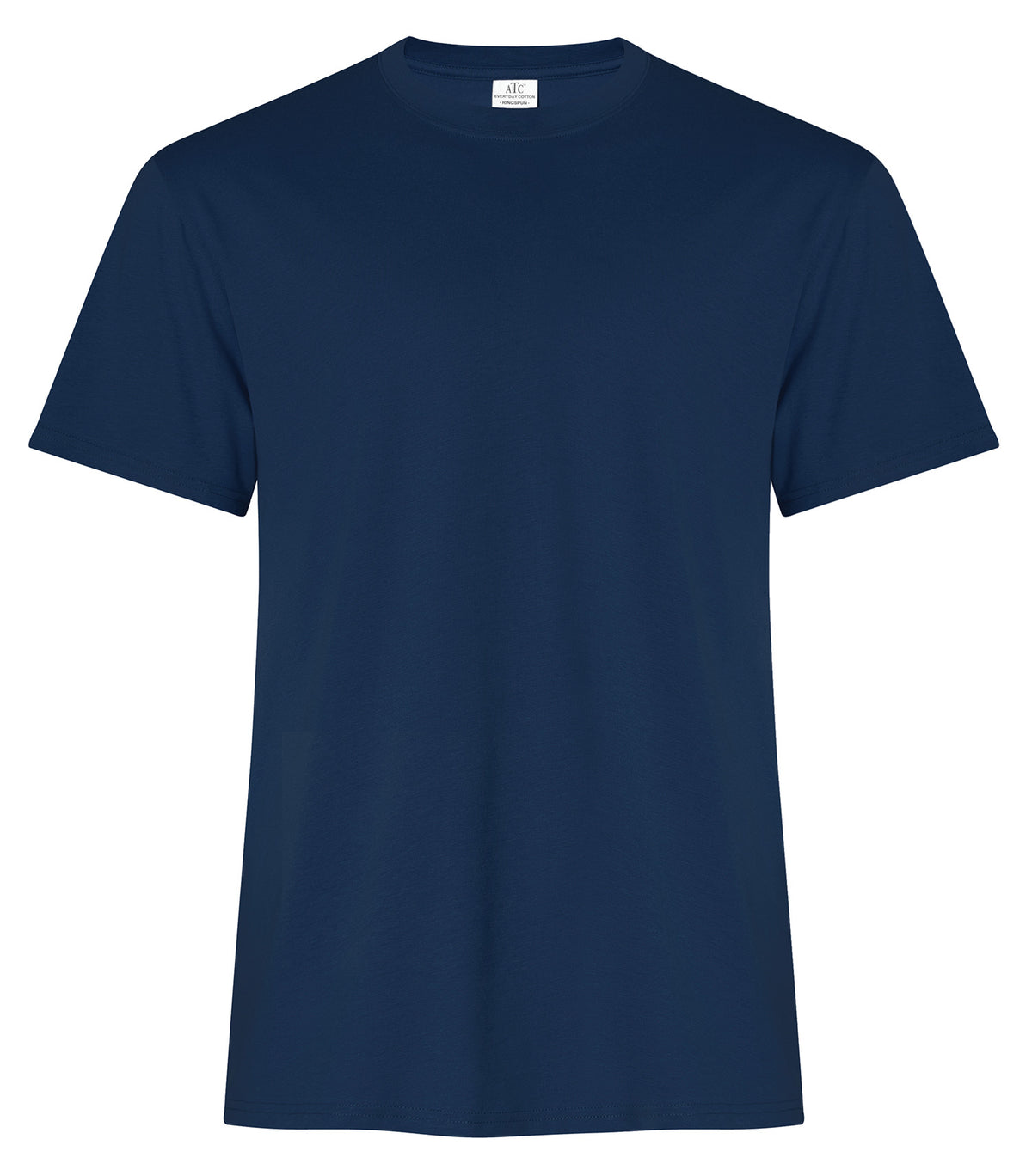 ATC Everyday Collection ATC2000, Everyday Ring Spun Cotton Tee, Navy