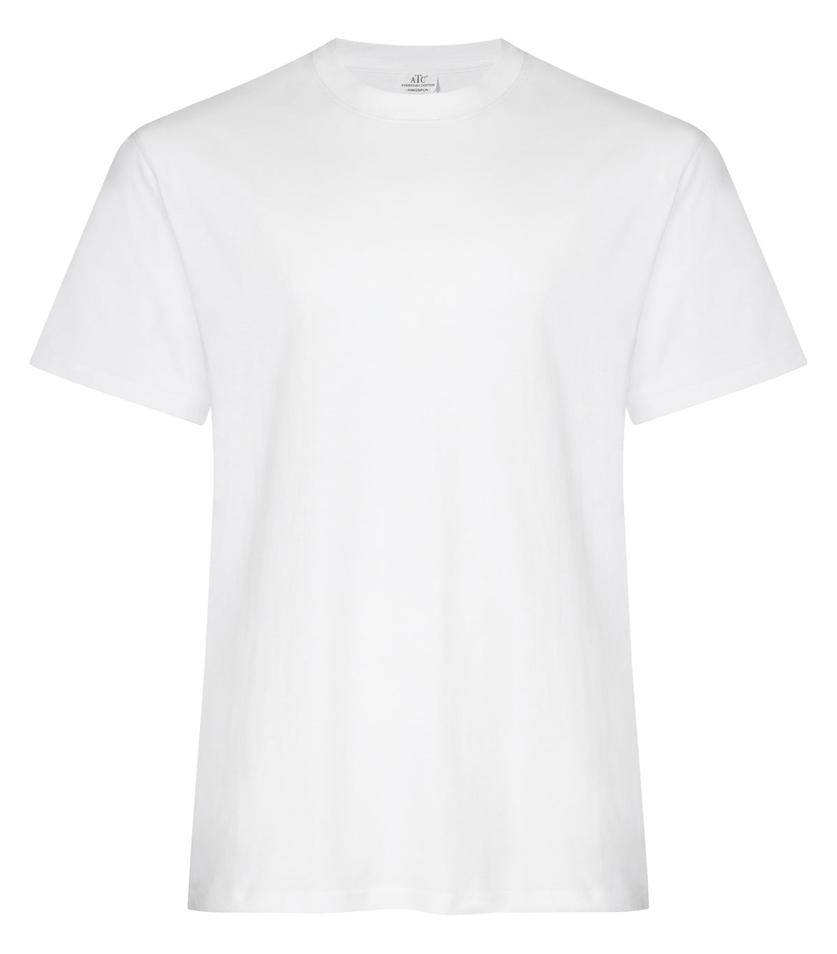ATC Everyday Collection ATC2000, Everyday Ring Spun Cotton Tee, White