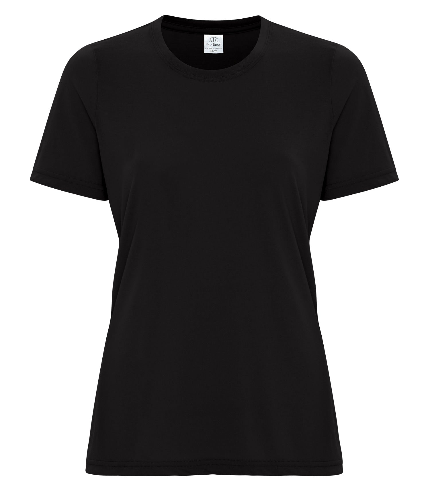 ATC - ATC™ PRO SPUN® LADIES' TEE. - ATC3600L Black ATC ATC3600L
