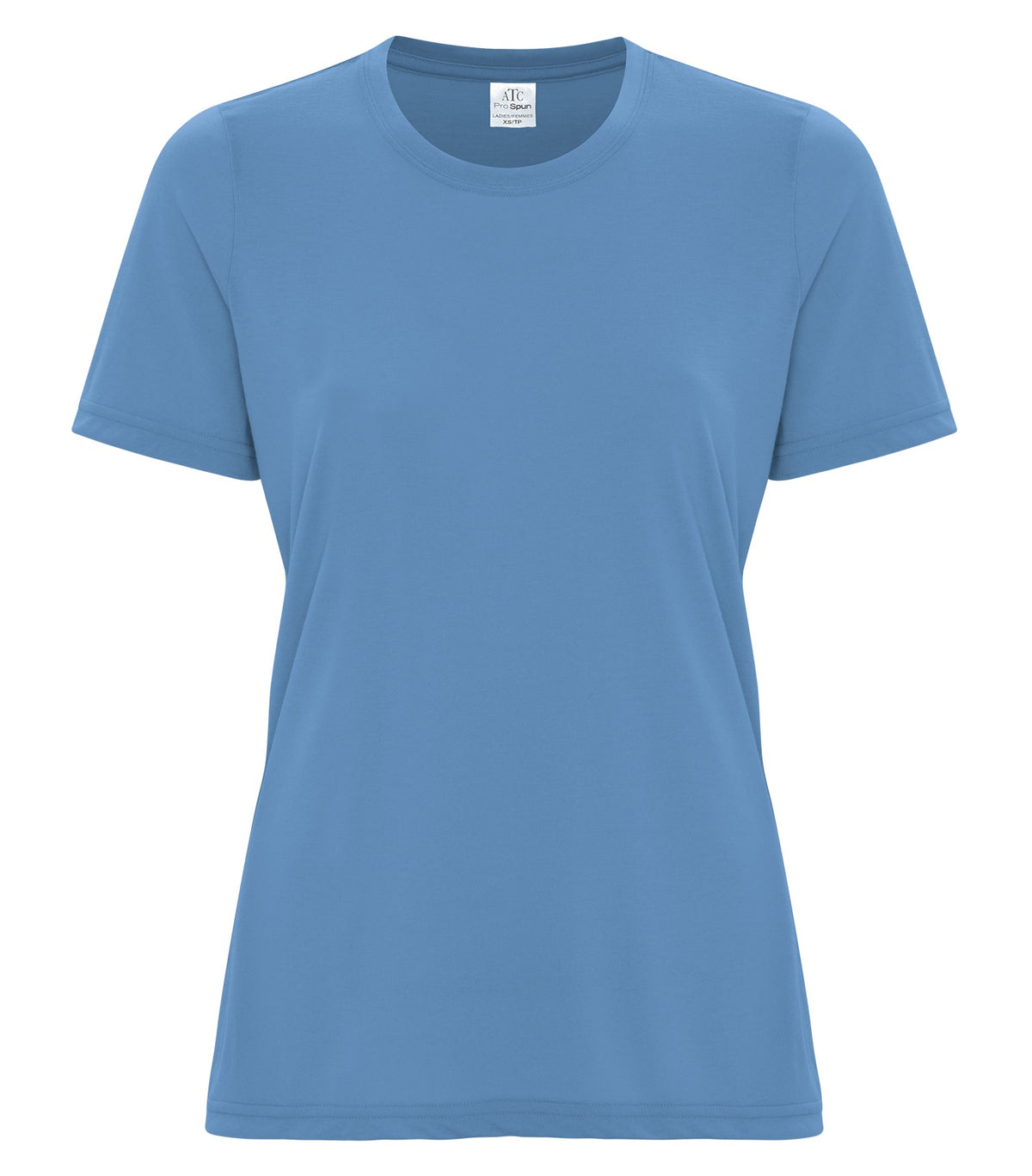 ATC ATC3600L, Pro Spun Ladies' Tee, Carolina Blue