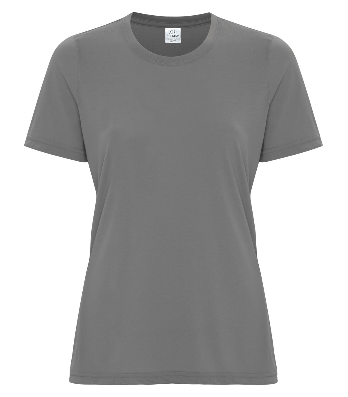 ATC ATC3600L, Pro Spun Ladies' Tee, Coal Grey