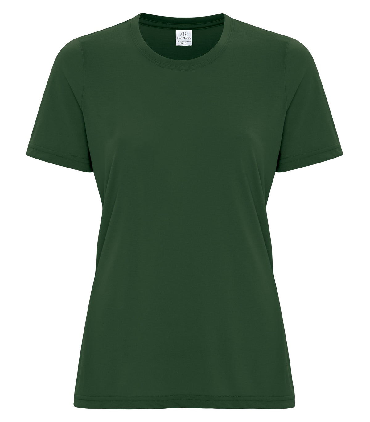 ATC ATC3600L, Pro Spun Ladies' Tee, Forest Green