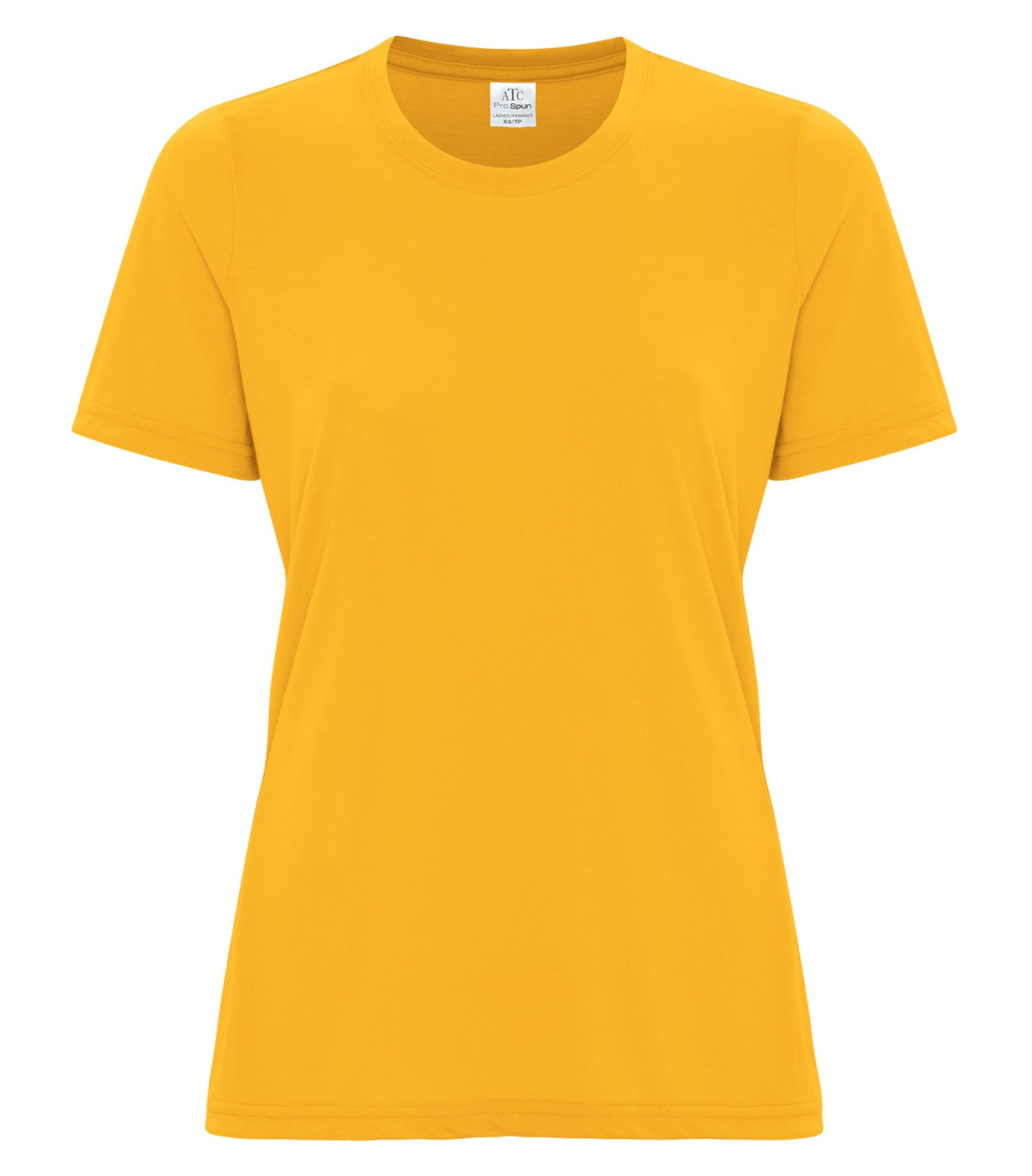 ATC ATC3600L, Pro Spun Ladies' Tee, Gold
