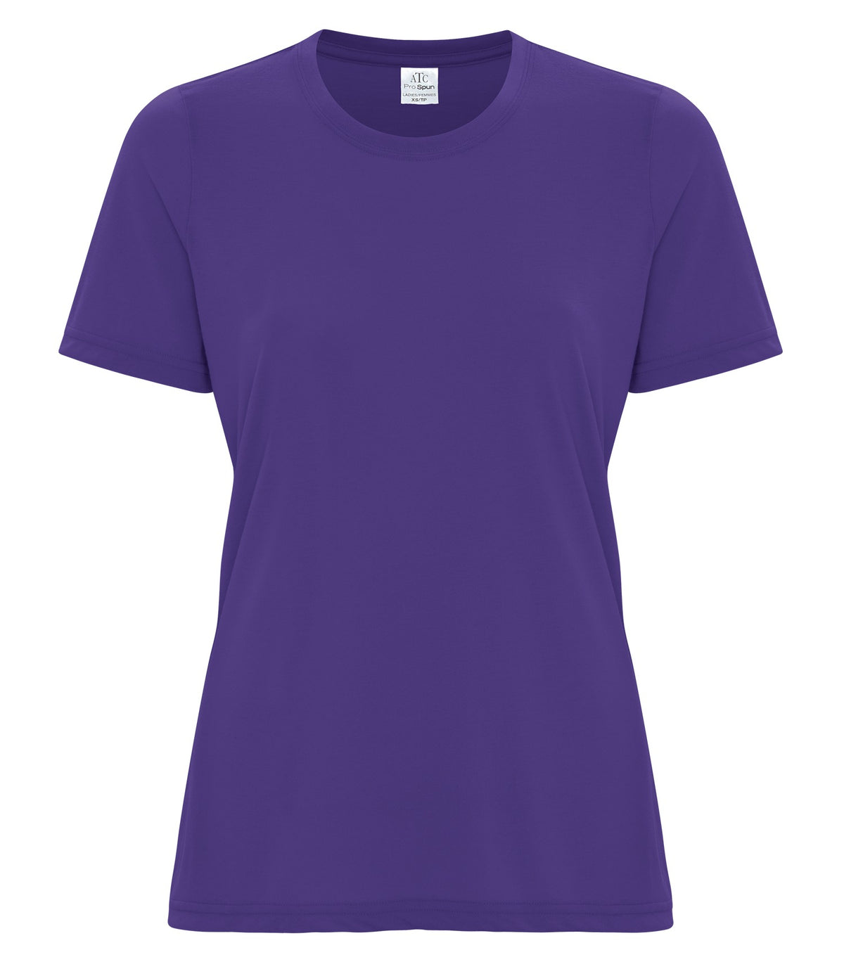 ATC ATC3600L, Pro Spun Ladies' Tee, Purple
