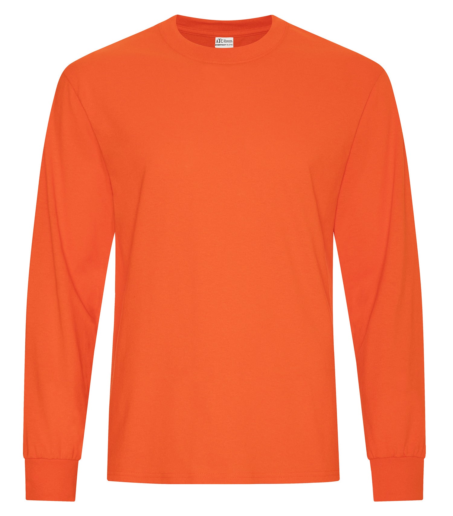 Everyday - ATC™ EVERYDAY COTTON BLEND LONG SLEEVE TEE. - ATC5015 Orange ATC5015 Everyday