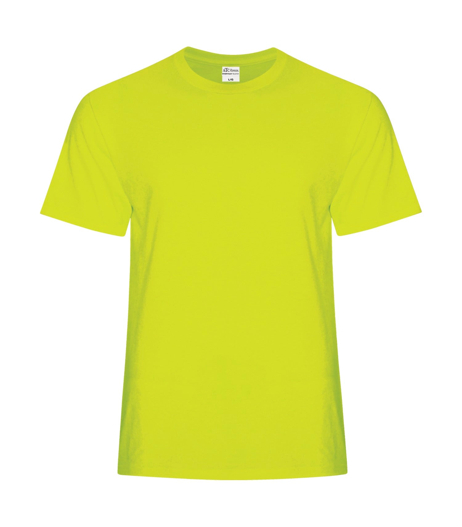 Everyday - ATC™ EVERYDAY COTTON BLEND TEE. - ATC5050 Safety Green ATC5050 Everyday