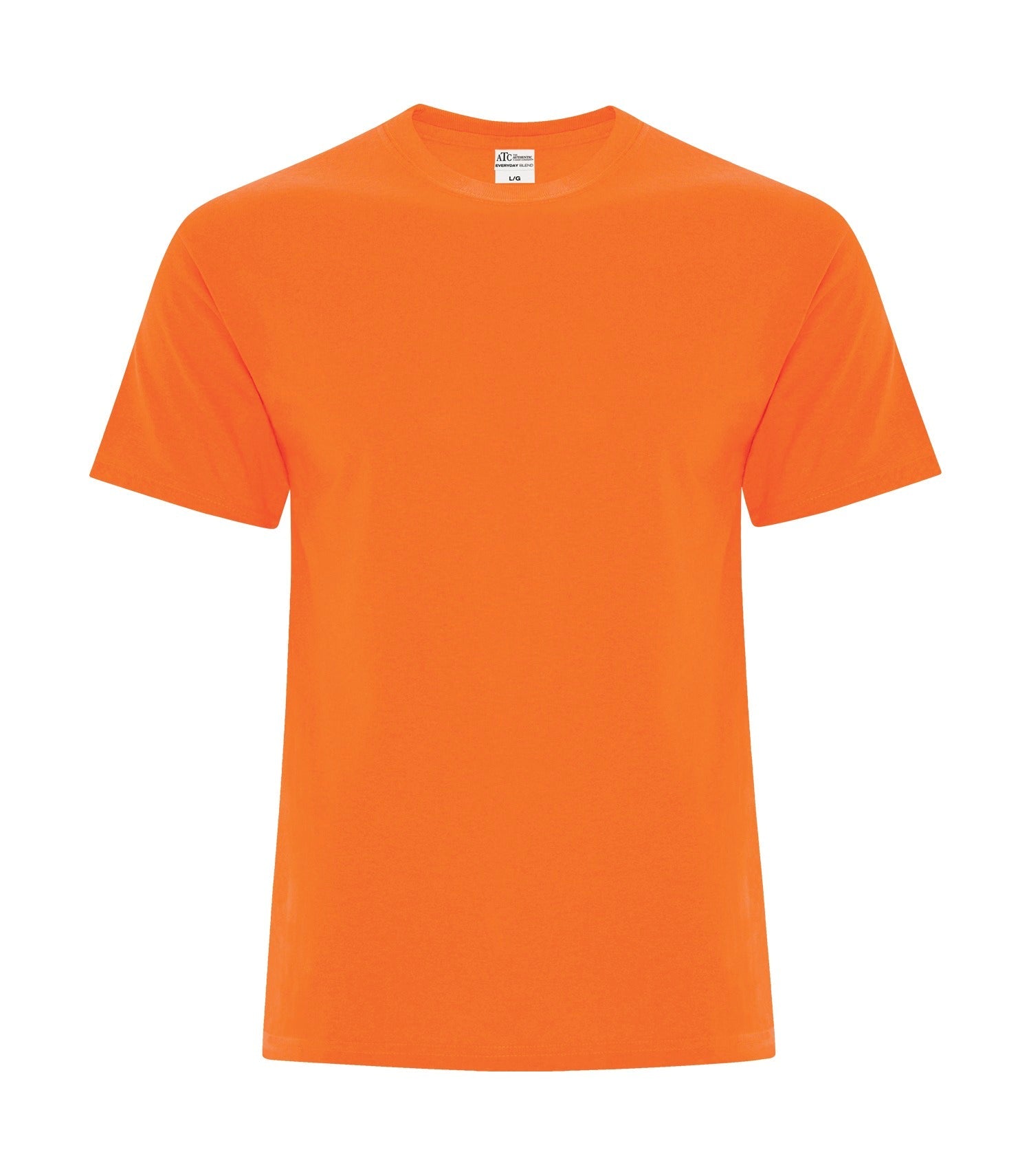 Everyday - ATC™ EVERYDAY COTTON BLEND TEE. - ATC5050 Safety Orange ATC5050 Everyday