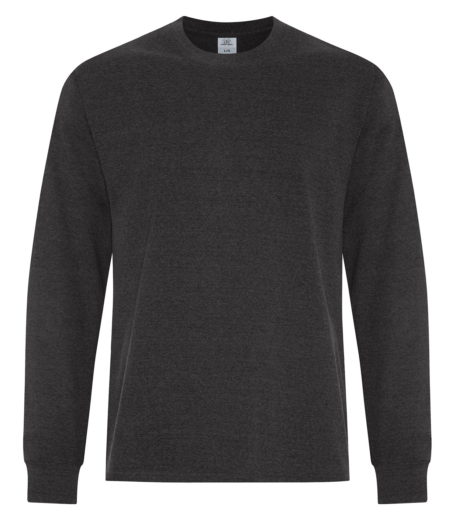 ATC_EarthWash - ATC™ EARTH WASH® LONG SLEEVE TEE. - ATC6015 - Toronto Embroidery Earth Black atc6015 atc_earthwash bulk orders custom decoration custom embroidery custom shirts custom t-shirts durable embroidered shirts embroidery service fast turnaround long lasting premium quality professional embroidery professional grade tee shirts toronto embroidery