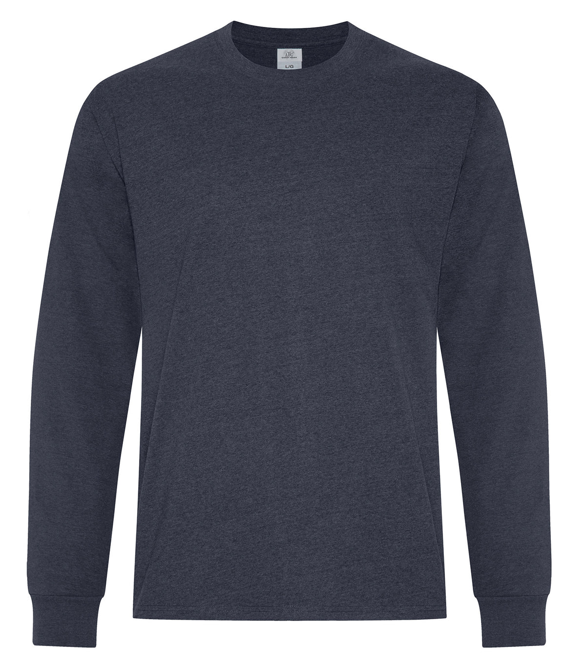 ATC Earth Wash ATC6015, Earth Wash Cvc Long Sleeve Tee, Earth Navy