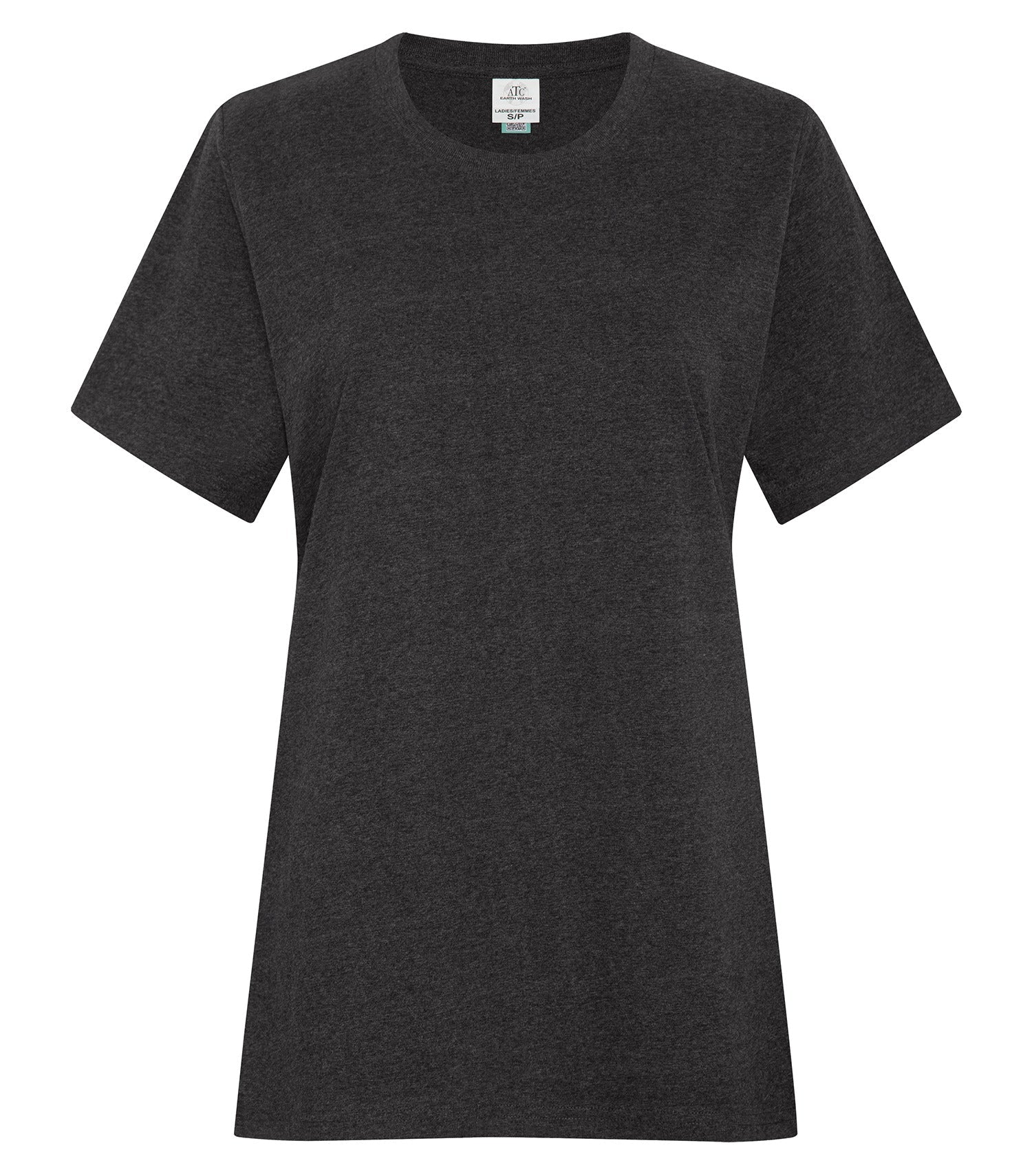 Premium ATC_EarthWash - ATC™ EARTH WASH® LADIES' TEE. - ATC6040L | Custom Embroidery Available - Fast Turnaround Earth Black ATC6040L ATC_EarthWash