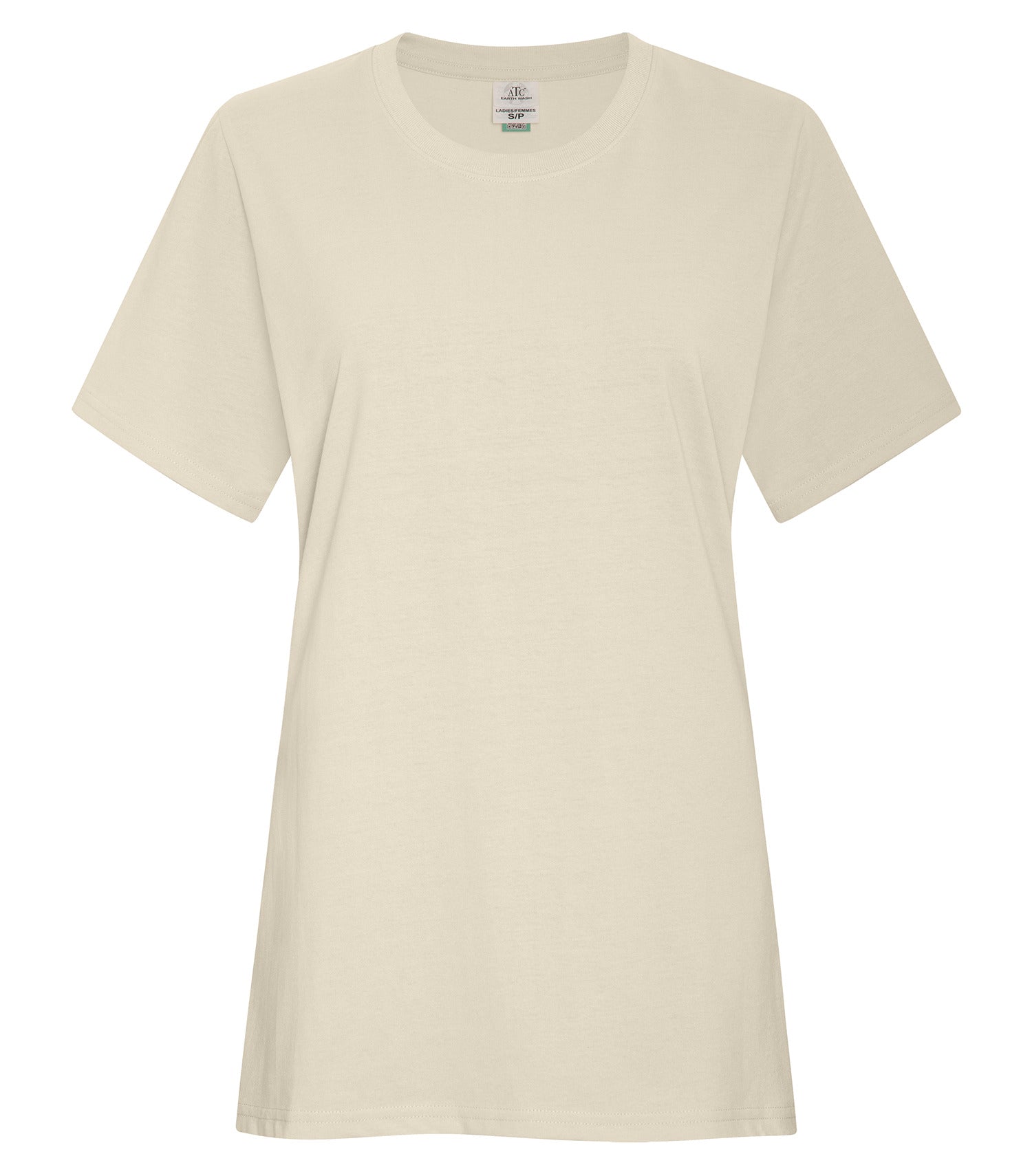 Premium ATC_EarthWash - ATC™ EARTH WASH® LADIES' TEE. - ATC6040L | Custom Embroidery Available - Fast Turnaround Earth Bone ATC6040L ATC_EarthWash