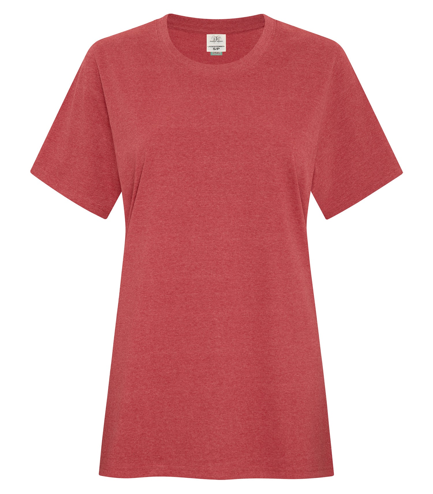 Premium ATC_EarthWash - ATC™ EARTH WASH® LADIES' TEE. - ATC6040L | Custom Embroidery Available - Fast Turnaround Earth Red ATC6040L ATC_EarthWash