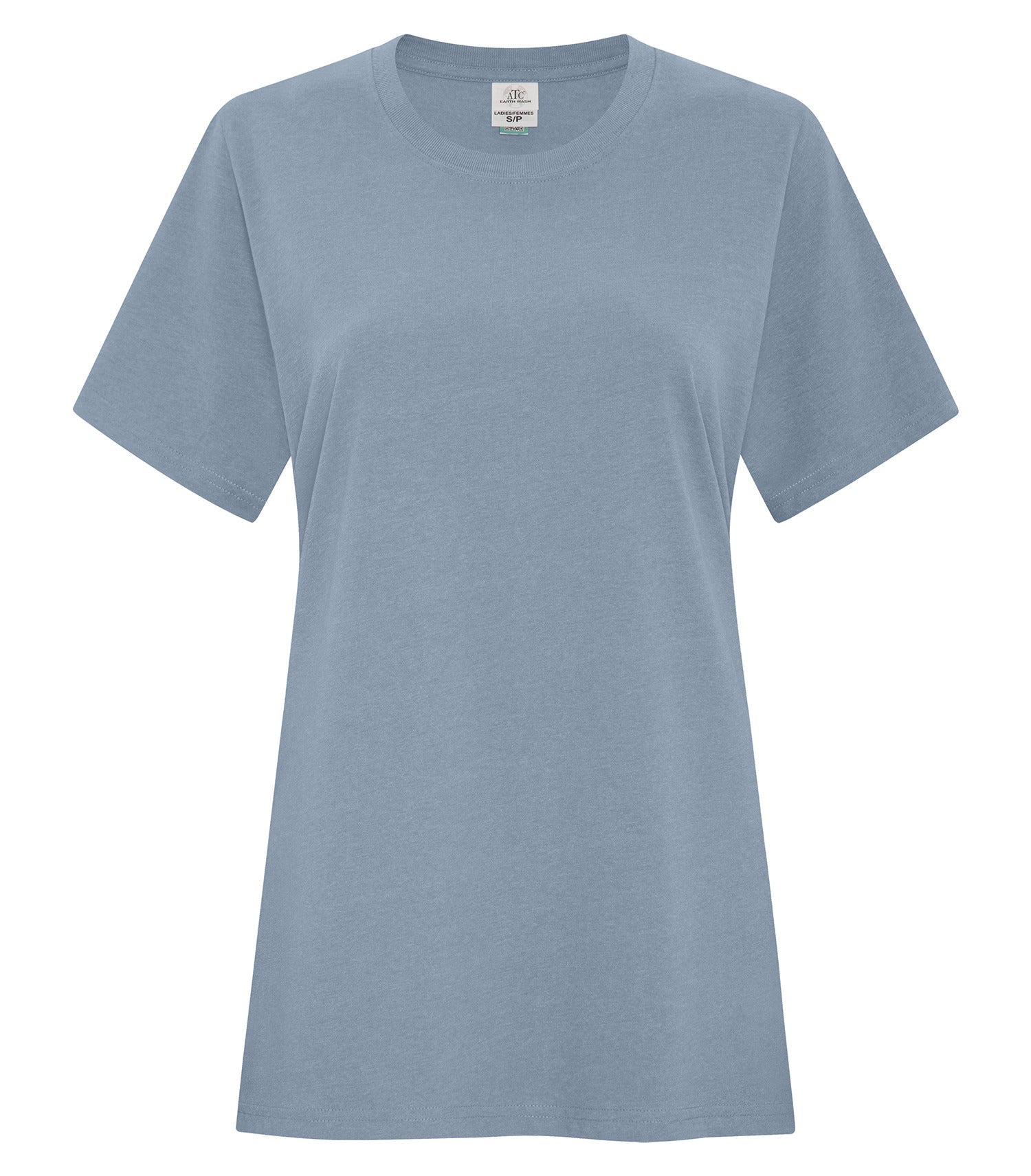 Premium ATC_EarthWash - ATC™ EARTH WASH® LADIES' TEE. - ATC6040L | Custom Embroidery Available - Fast Turnaround Earth Stone Blue ATC6040L ATC_EarthWash