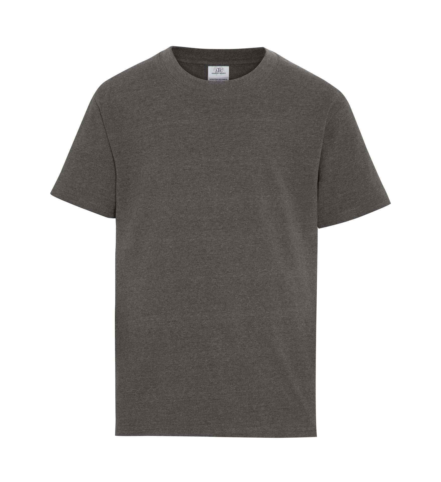 Premium ATC_EarthWash - ATC™ EARTH WASH® YOUTH TEE. - ATC6040Y | Custom Embroidery Available - Fast Turnaround Earth Pewter ATC6040Y ATC_EarthWash